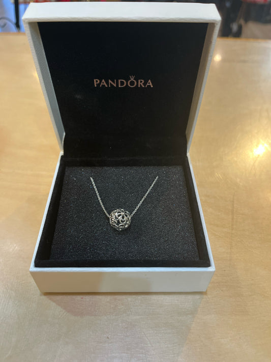 Pandora Silver “Wildflower Floral” Necklace