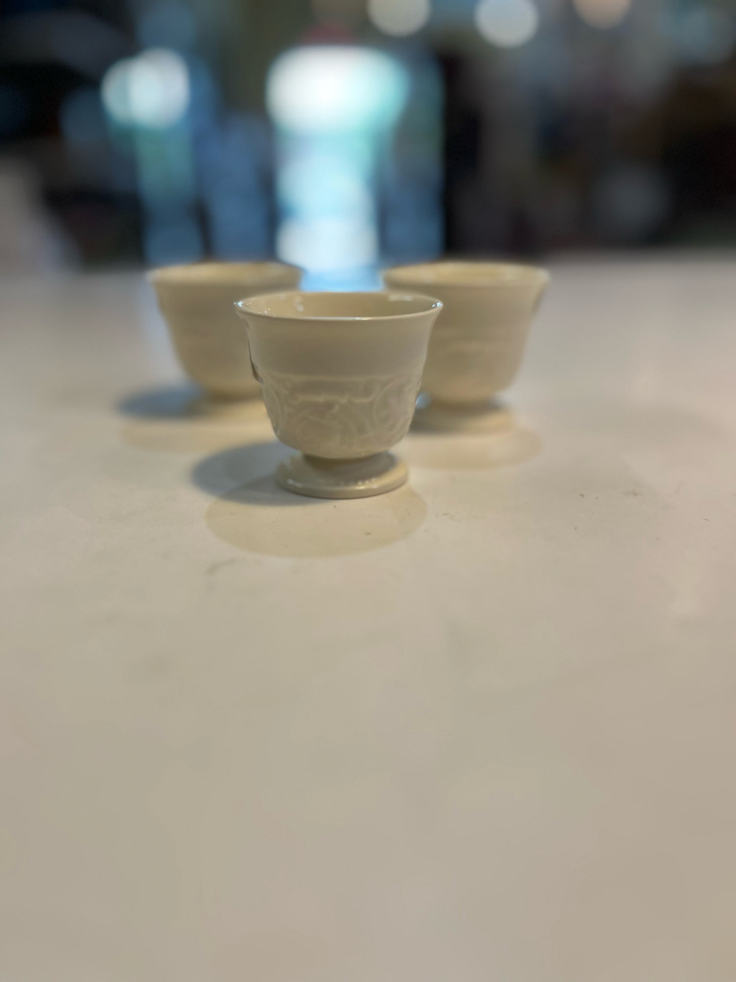 Set of 3 Wedgewood Cream Bone China Egg Holders