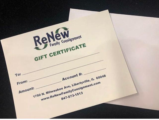 ReNew Gift Card - In Store Use Only